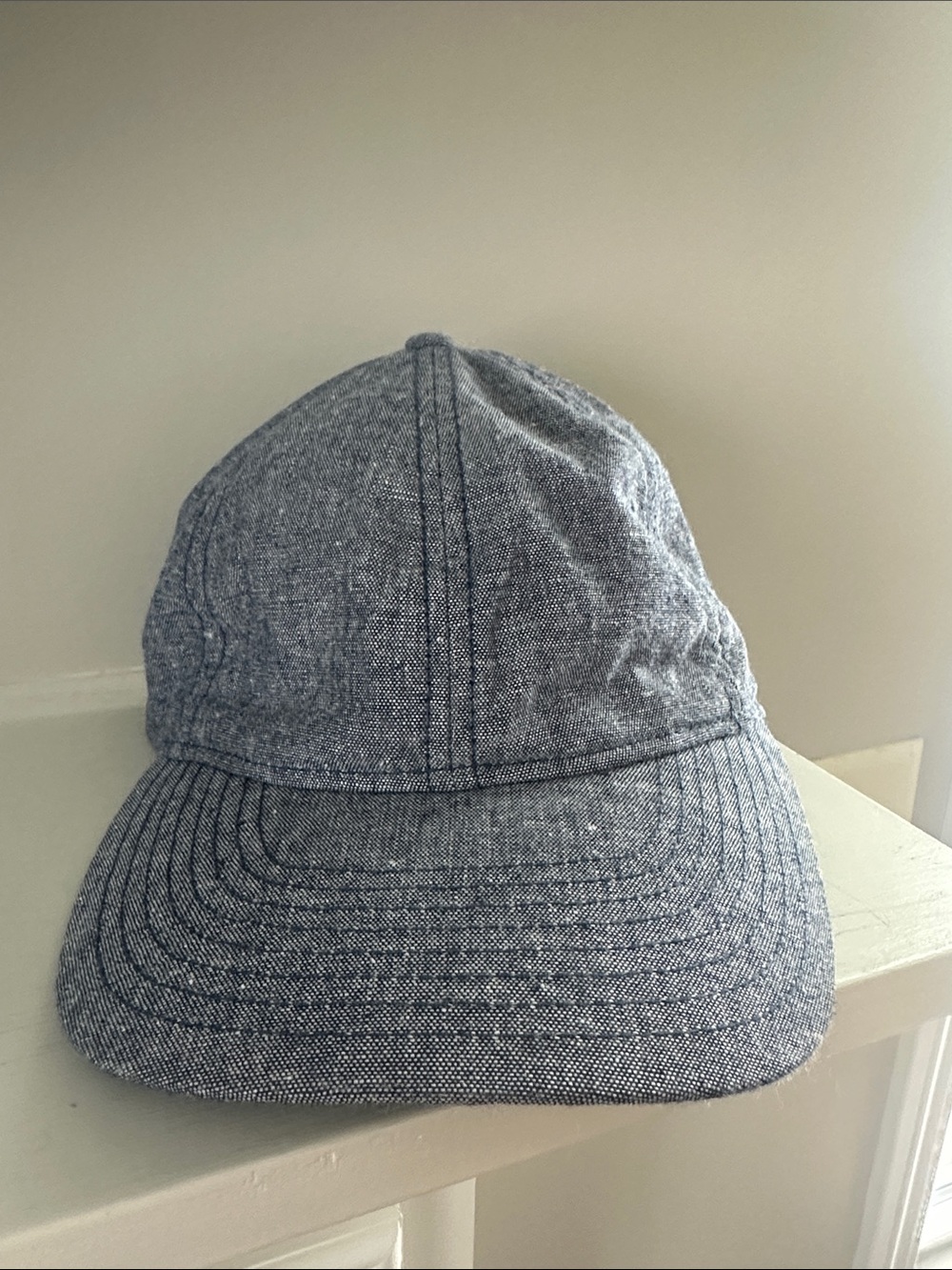 J. Crew Heathered Blue Baseball Cap